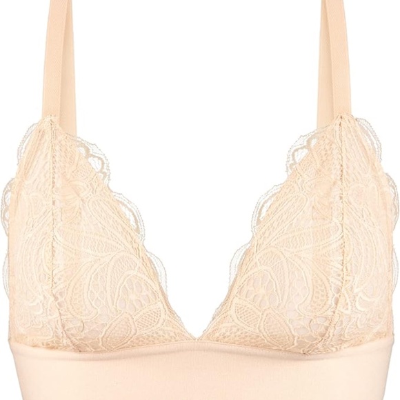 LIVELY Long-Lined Lace Bralette for Women | Day-to-Night Bra with Deep V-Necklin - Picture 10 of 10